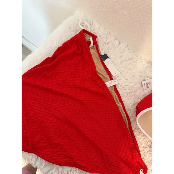 Swim By Cacique Red Tie Side Bikini Swimsuit Set Women's Plus Size 26‎ NWT - Picture 5 of 5